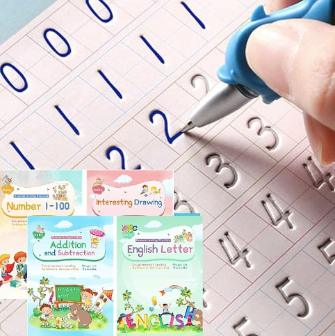 Mejora letra con el Libro de caligrafia Montessori - ING/ESP