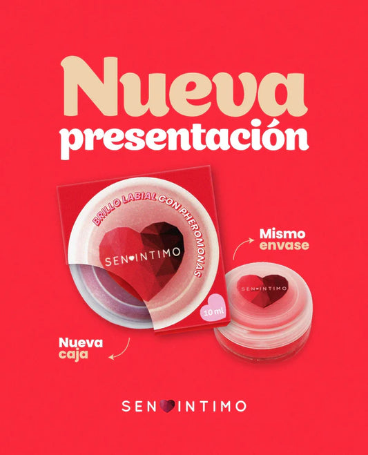 Brillo labial con feromonas frutos rojos