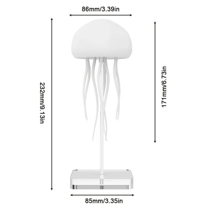 Lampara Led Forma Medusa Con Movimiento   ¡ Luces de Colores y responde a la voz !